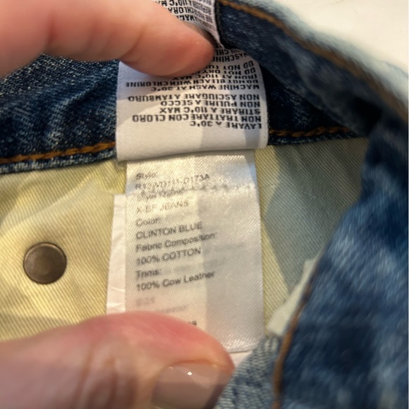 R13 X-Boyfriend BF Jeans in Clinton Blue size 23 - Picture 11 of 11